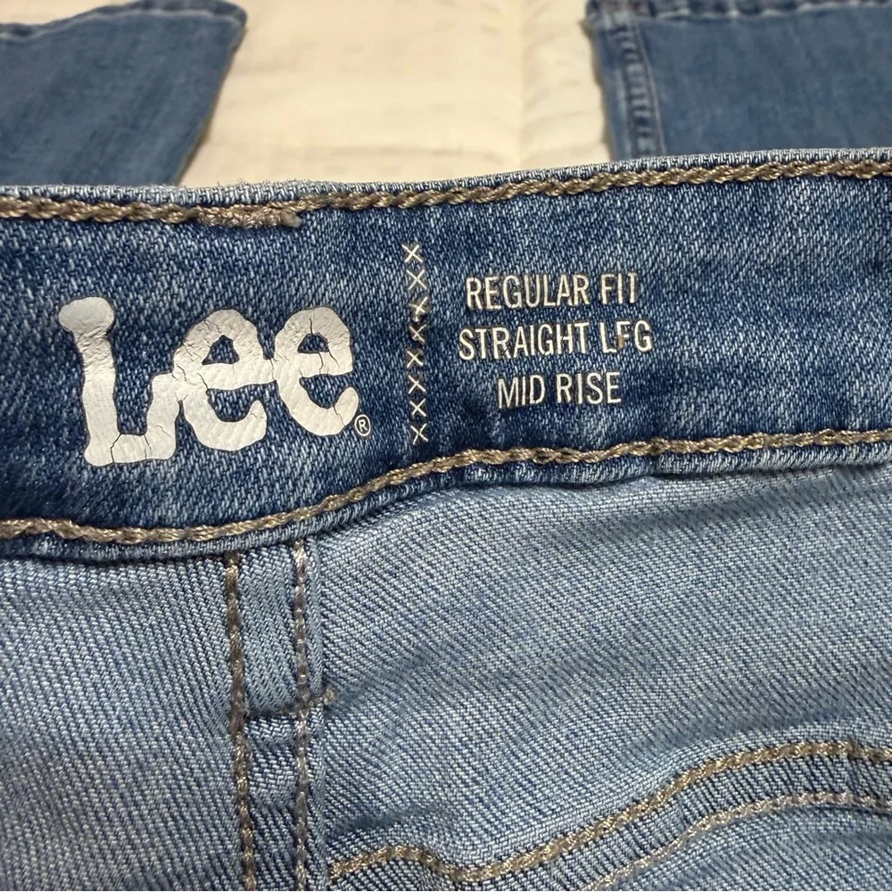 Lee Women's Classic Blue‎ Straight Leg Jeans